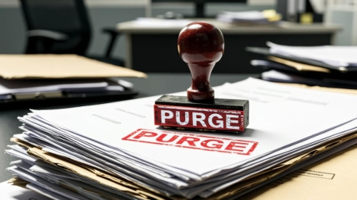 Declutter and organize tax documents